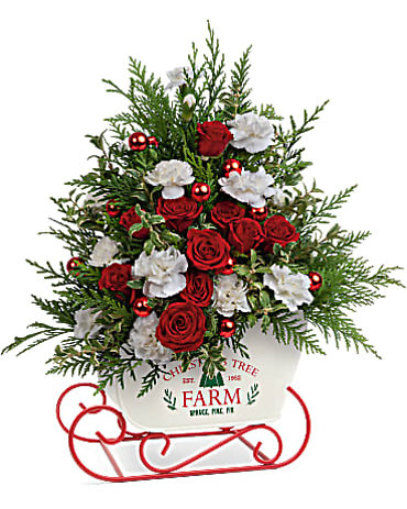 Joyful Holiday Tree Bouquet