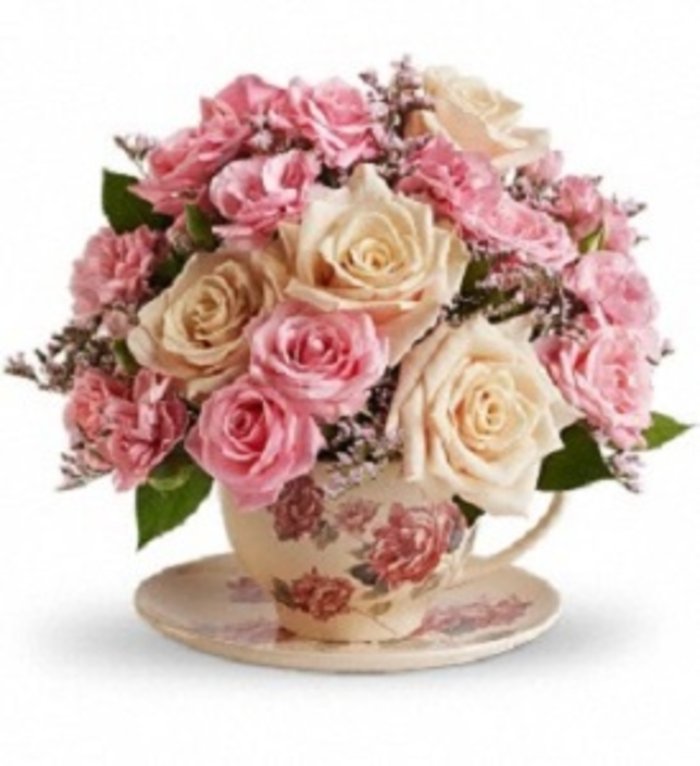 Victorian Teacup Bouquet