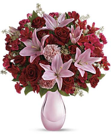 Roses and Pearls Bouquet