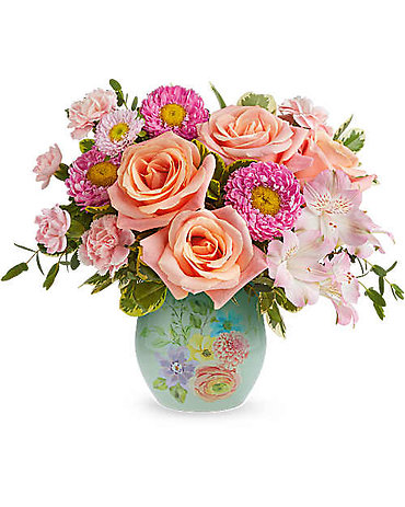 Watercolor Garden Bouquet